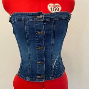 Next denim bodice - size 6